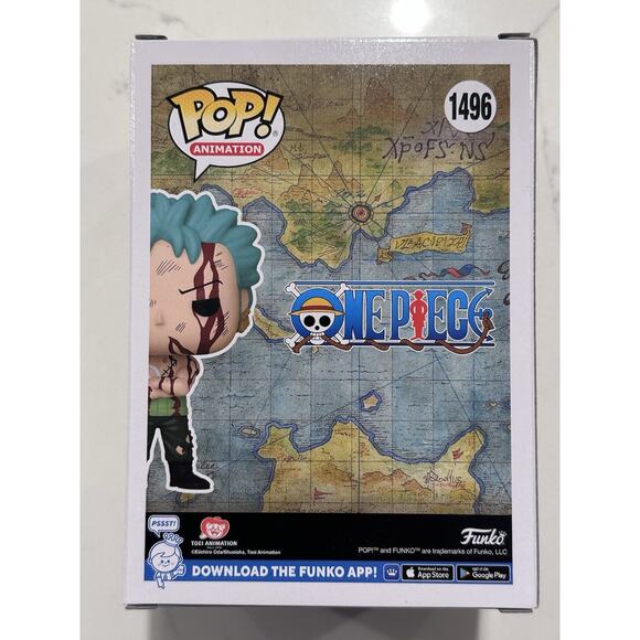 Funko Pop! One Piece Roronoa Zoro #1496 Hot Topic Exclusive - Picture 5 of 8